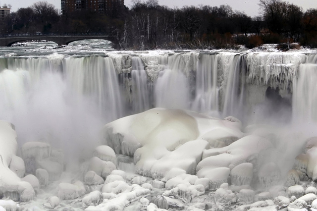 Niagarafälle eingefroren