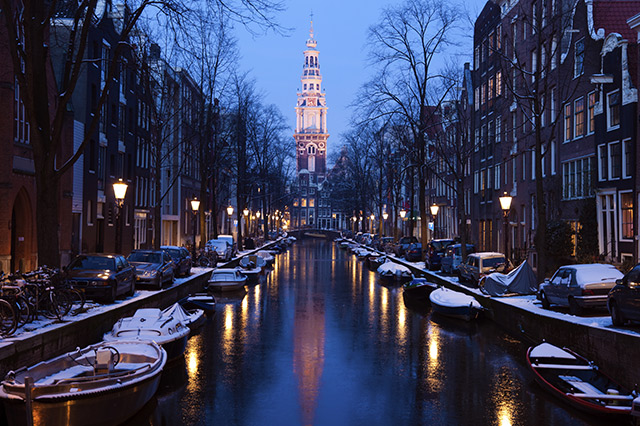 Fernweh: Winterliches Amsterdam