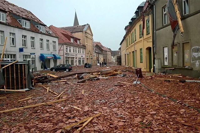 Tornado wütet bei Rostock