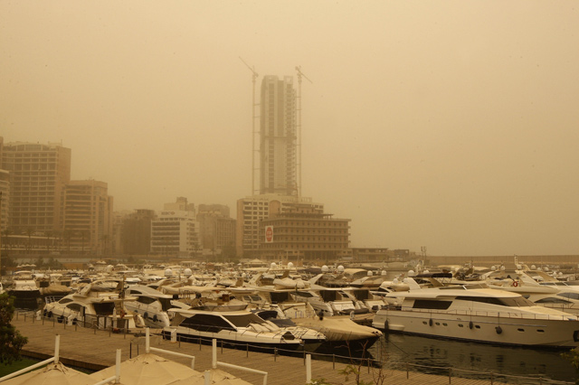 Sandsturm fegt über Nahen Osten