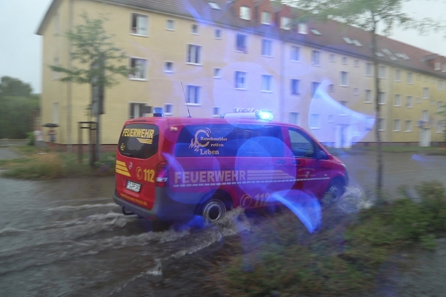 Überflutungen im Osten Sachsens
