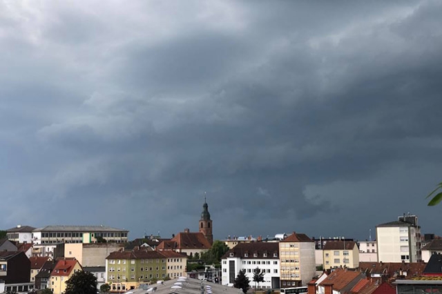 Unwetter ziehen über Deutschland