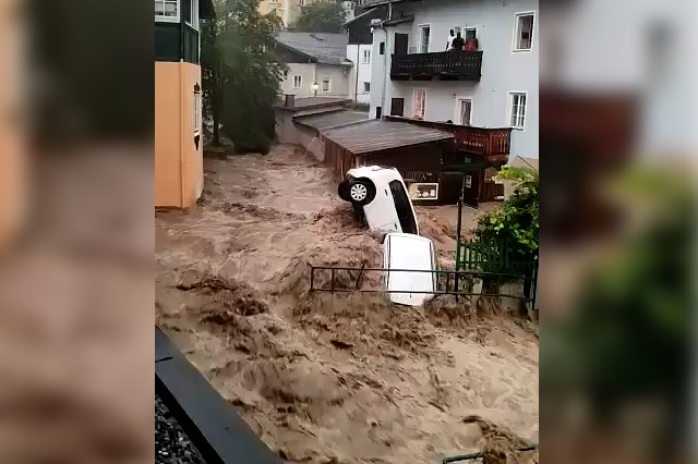 Sturzfluten am Alpenrand