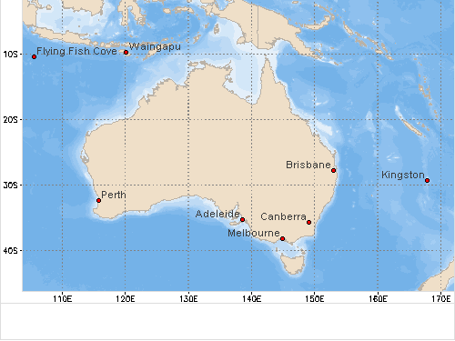 Segelregionen Australien