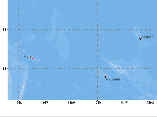 Segelregionen Polynesien