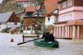 Schweres Hochwasser an der Elbe