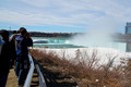 Niagarafälle immer noch mit Eis