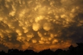 Mammatus-Wolken nach Gewittern