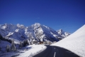 Schnee und Sonne in den Alpen