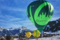 Ballonfestival in den Alpen