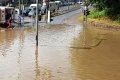 Überflutete Strassen im Nordosten