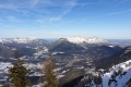 Alpensonne und Schnee