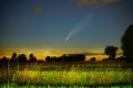 Kometengala am Sternenhimmel