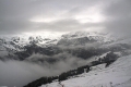 Alpen: Wintergrüsse in den Bergen