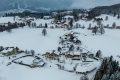 Viel Neuschnee am Alpenrand